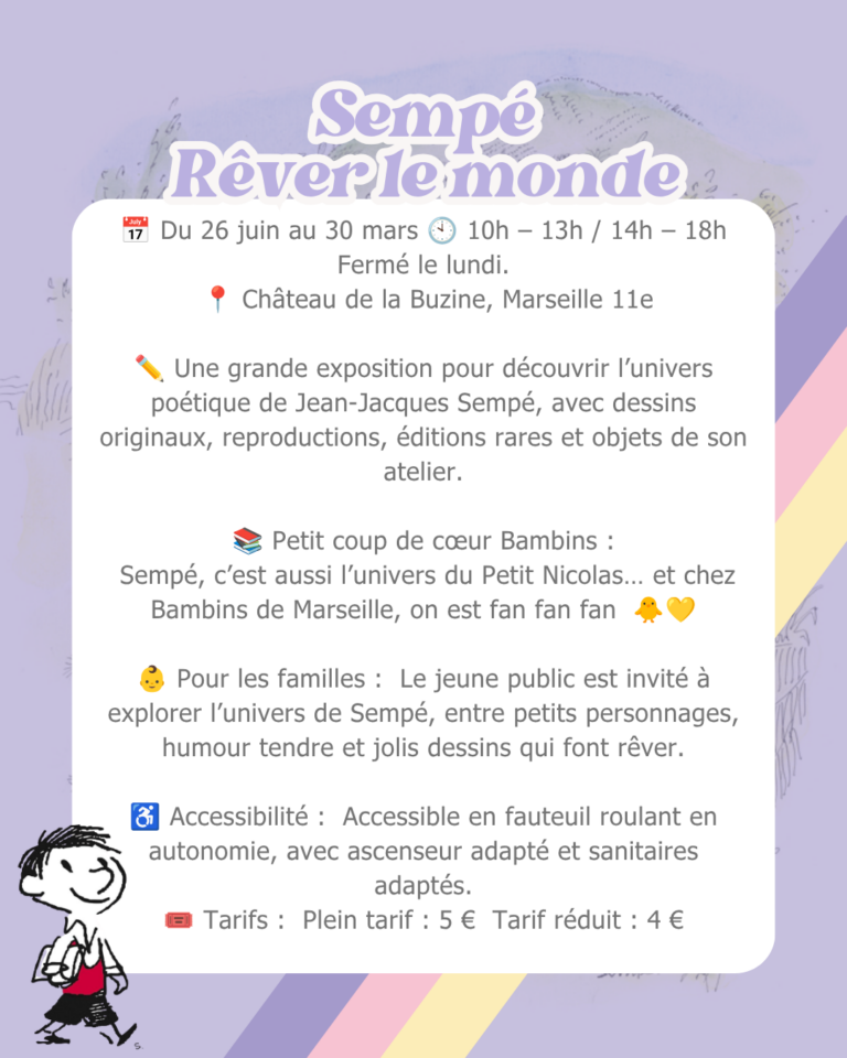 Que faire avec les enfants à Marseille ce week-end du 26 au 28 juin 2026 ?