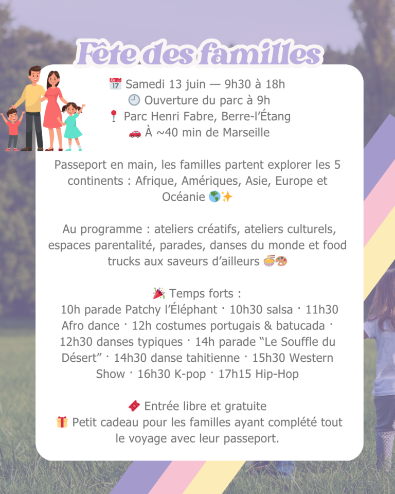 Que faire avec les enfants à Marseille ce week-end ? 19 sorties famille des 13 et 14 juin
