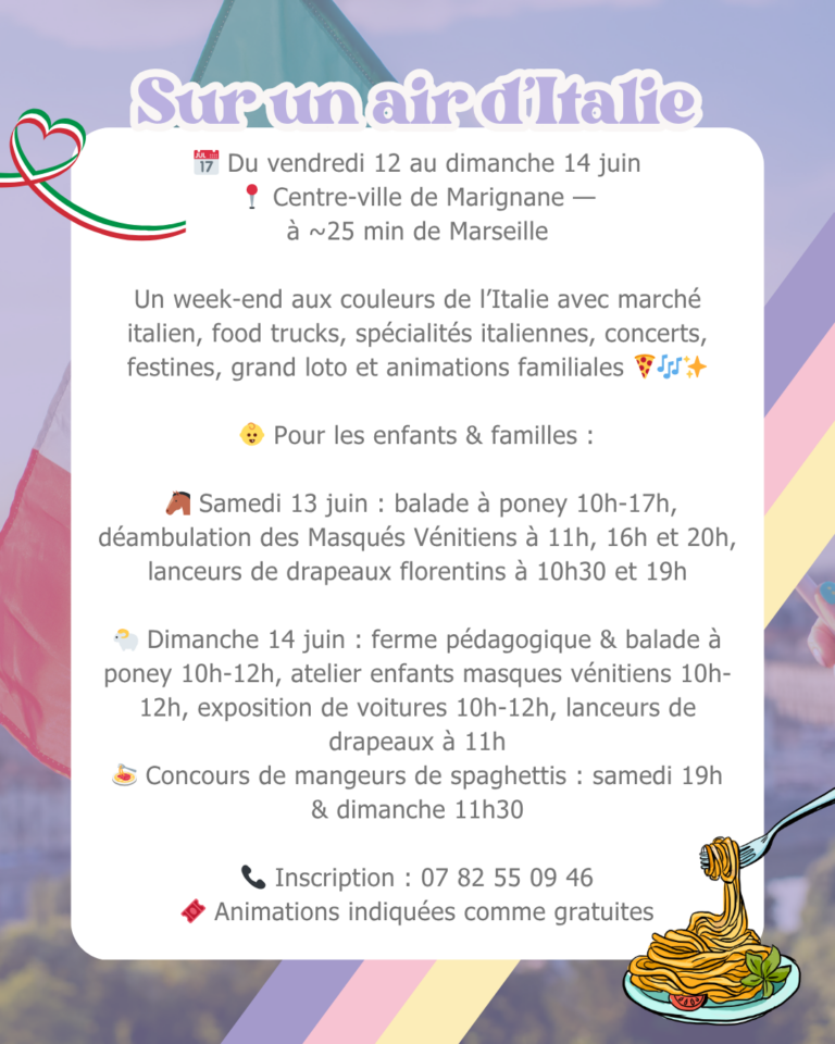 Que faire avec les enfants à Marseille ce week-end ? 19 sorties famille des 13 et 14 juin