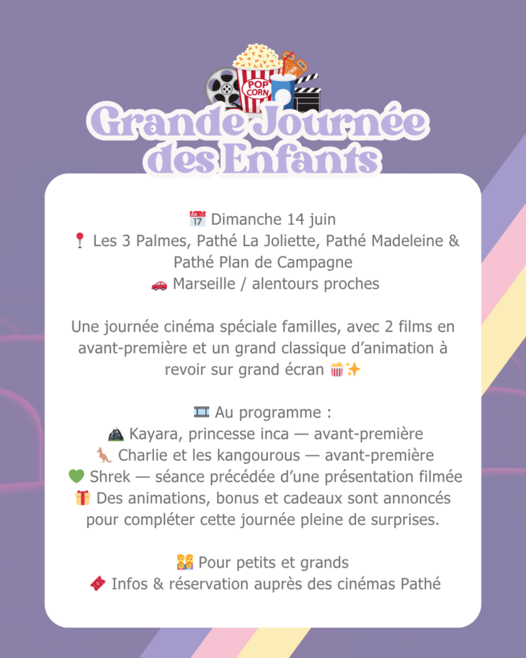 Que faire avec les enfants à Marseille ce week-end ? 19 sorties famille des 13 et 14 juin