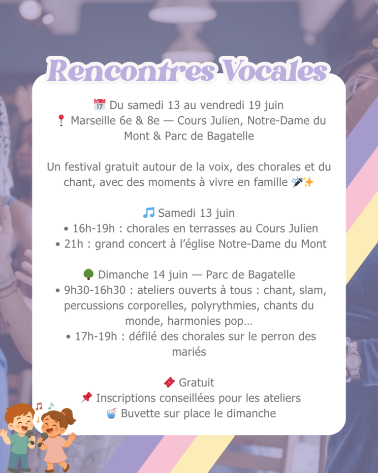 Que faire avec les enfants à Marseille ce week-end ? 19 sorties famille des 13 et 14 juin