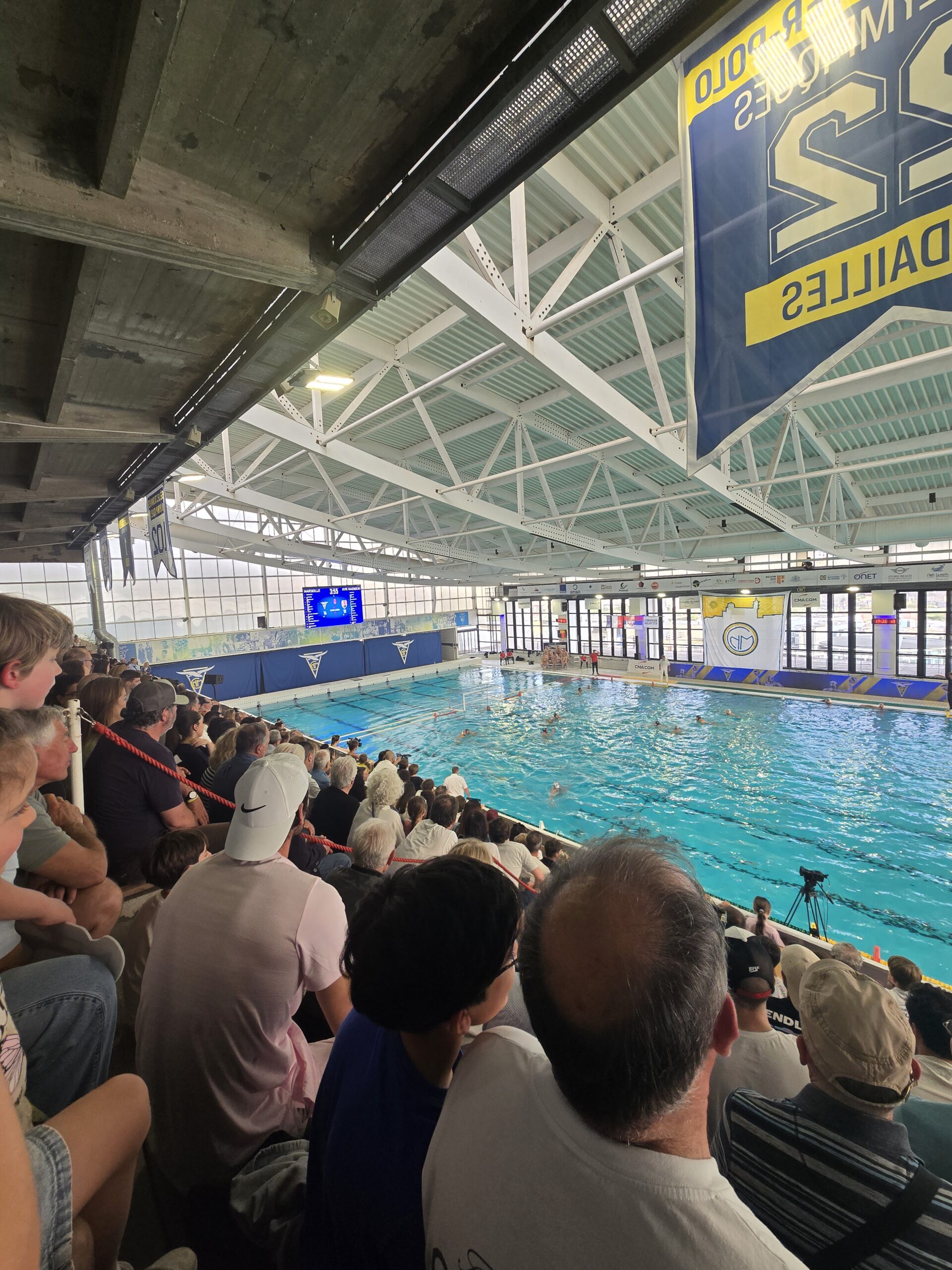 Cercle des nageur de Marseille - match de waterpolo en famille