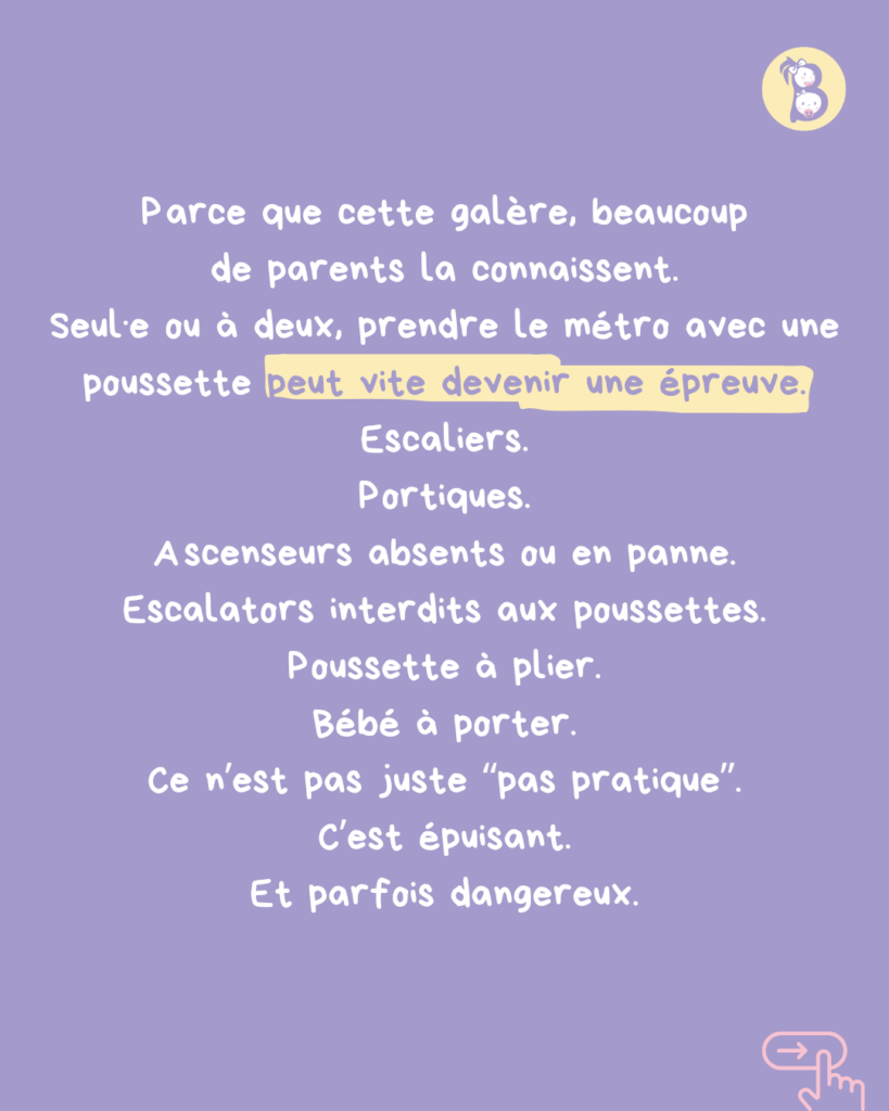 Prendre le métro avec une poussette à Marseille