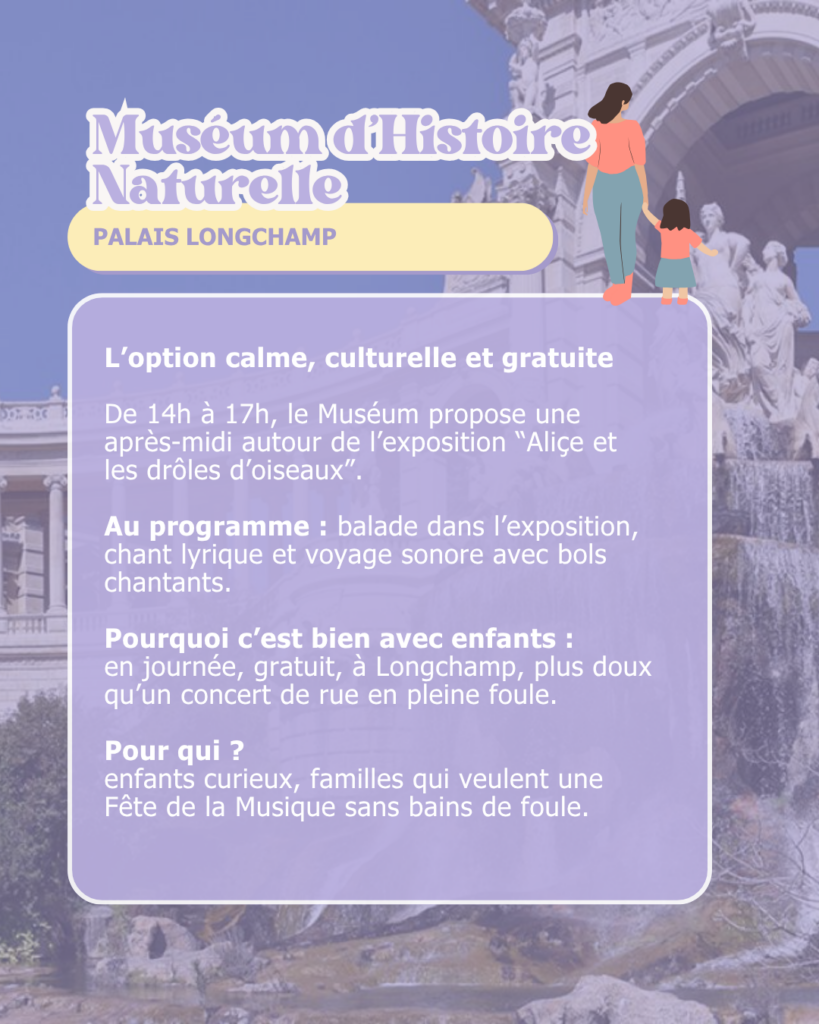 Fête de la Musique avec enfants à Marseille : où sortir en famille le 21 juin 2026 ?