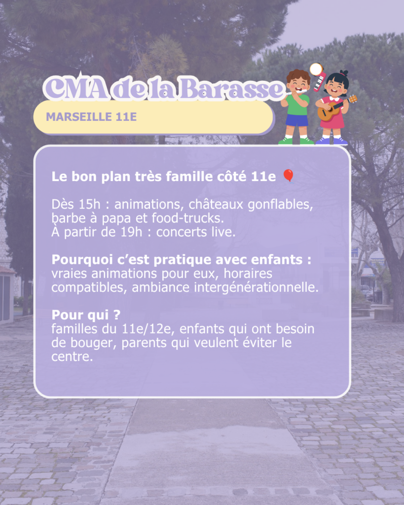Fête de la Musique avec enfants à Marseille : où sortir en famille le 21 juin 2026 ?