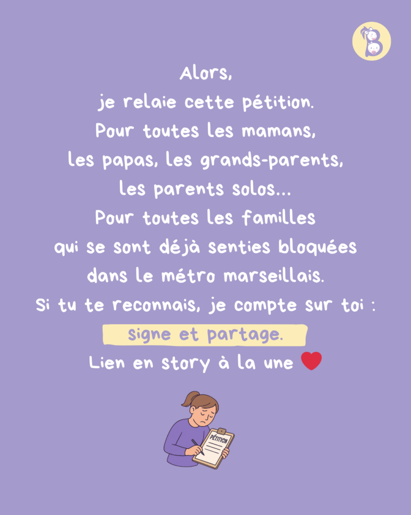 Prendre le métro avec une poussette à Marseille