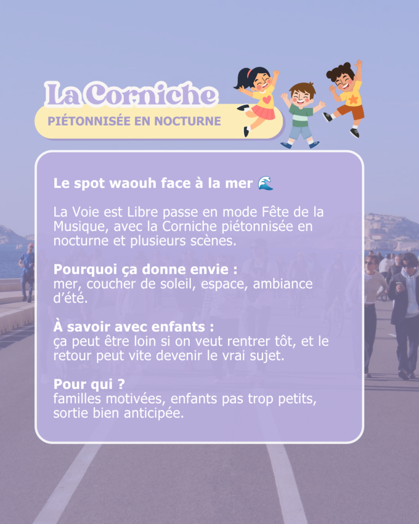 Fête de la Musique avec enfants à Marseille : où sortir en famille le 21 juin 2026 ?