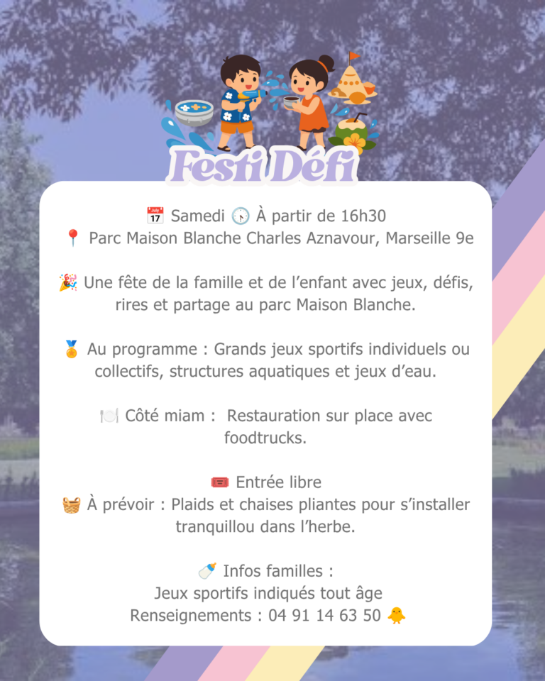 Que faire avec les enfants à Marseille ce week-end du 26 au 28 juin 2026 ?