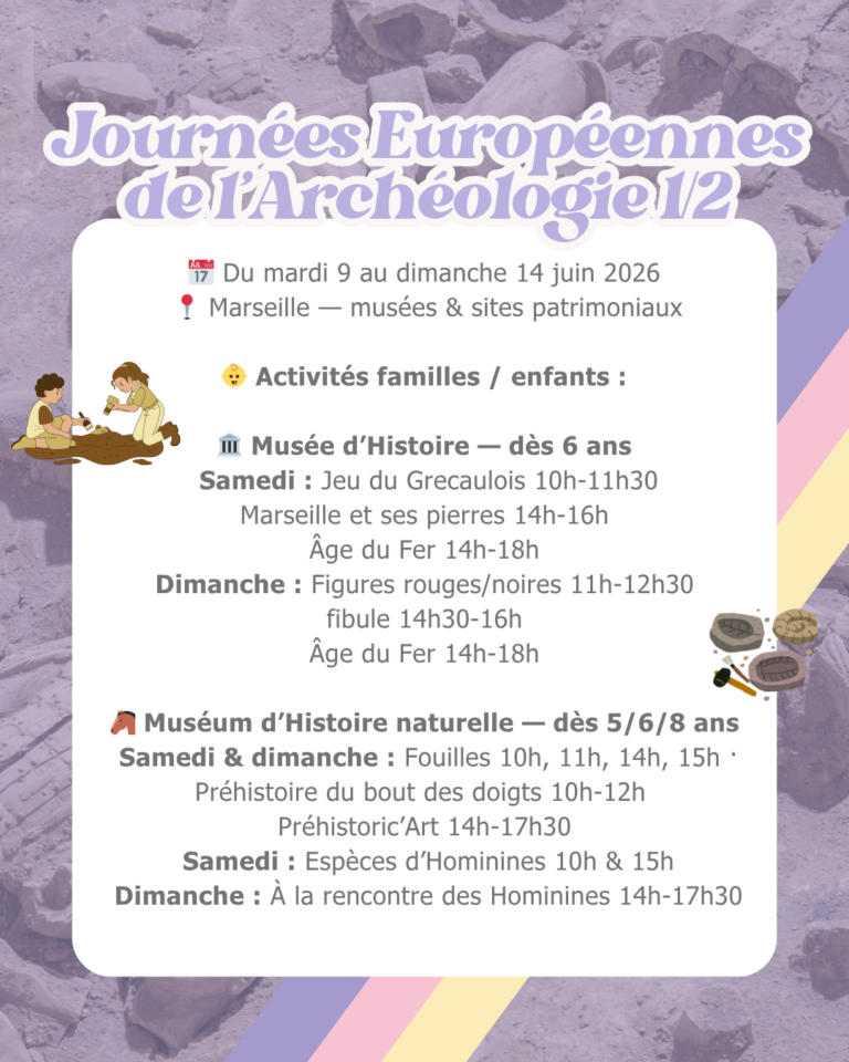 Que faire avec les enfants à Marseille ce week-end ? 19 sorties famille des 13 et 14 juin