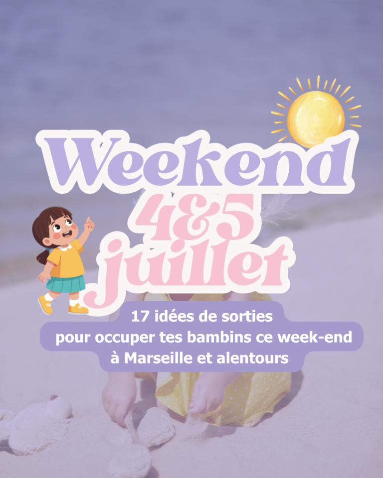 Que faire à Marseille avec des enfants ce week-end ? Les sorties famille des 4 et 5 juillet 2026
