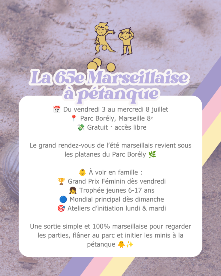Que faire à Marseille avec des enfants ce week-end ? Les sorties famille des 4 et 5 juillet 2026