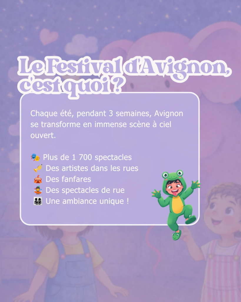 Festival d'avignon en famille