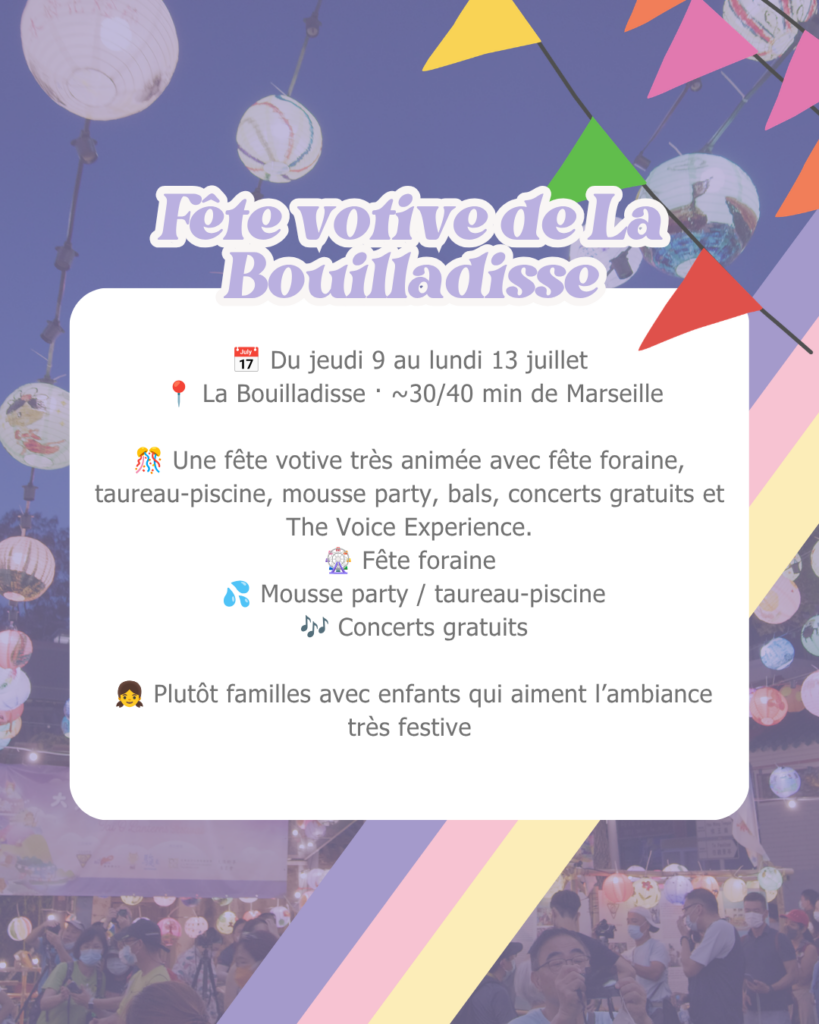 que faire à marseille avec els enfants 11 et 12 juillet 2026