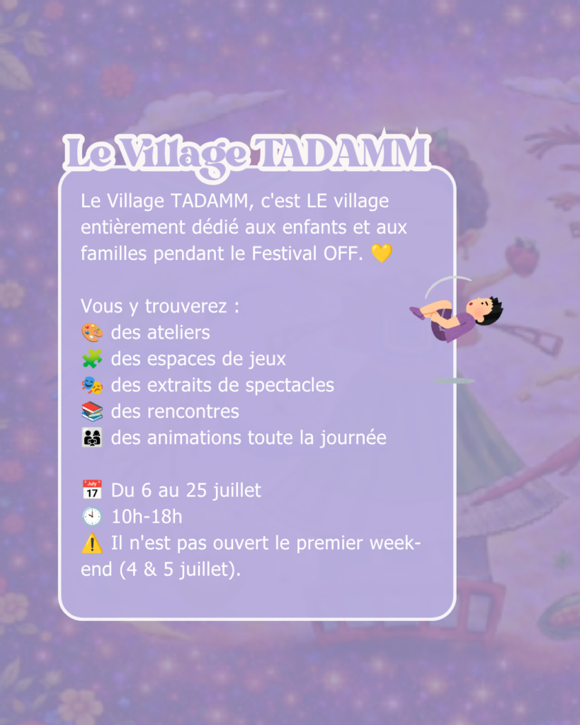 Festival d'avignon en famille
