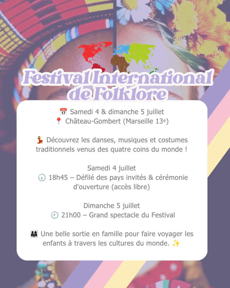 Que faire à Marseille avec des enfants ce week-end ? Les sorties famille des 4 et 5 juillet 2026