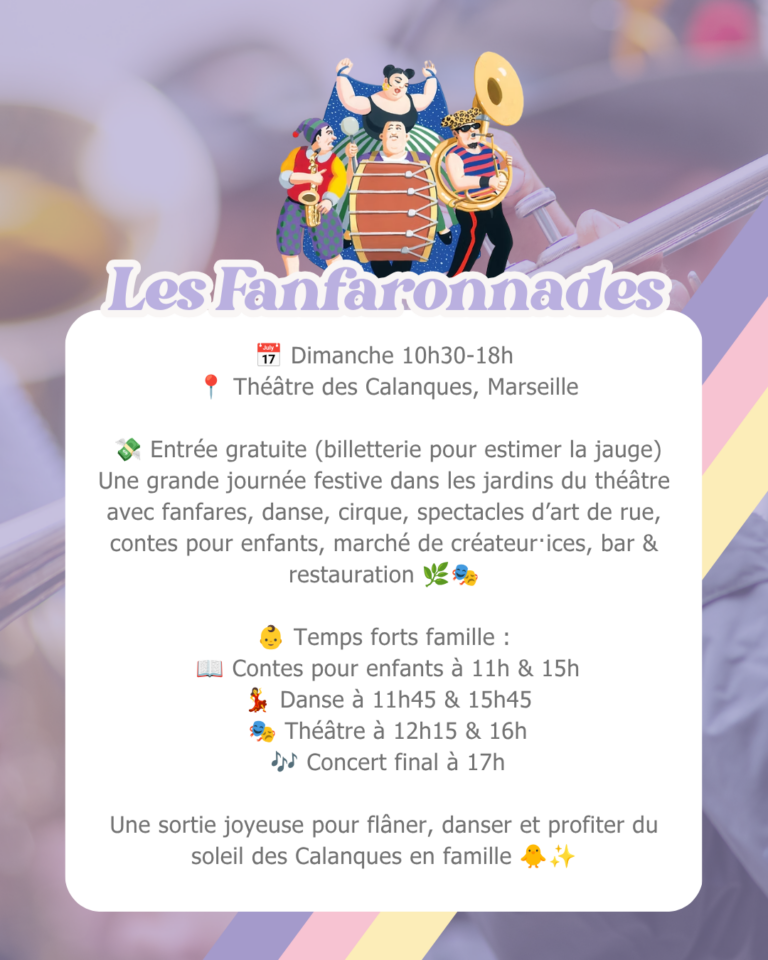 Que faire à Marseille avec des enfants ce week-end ? Les sorties famille des 4 et 5 juillet 2026