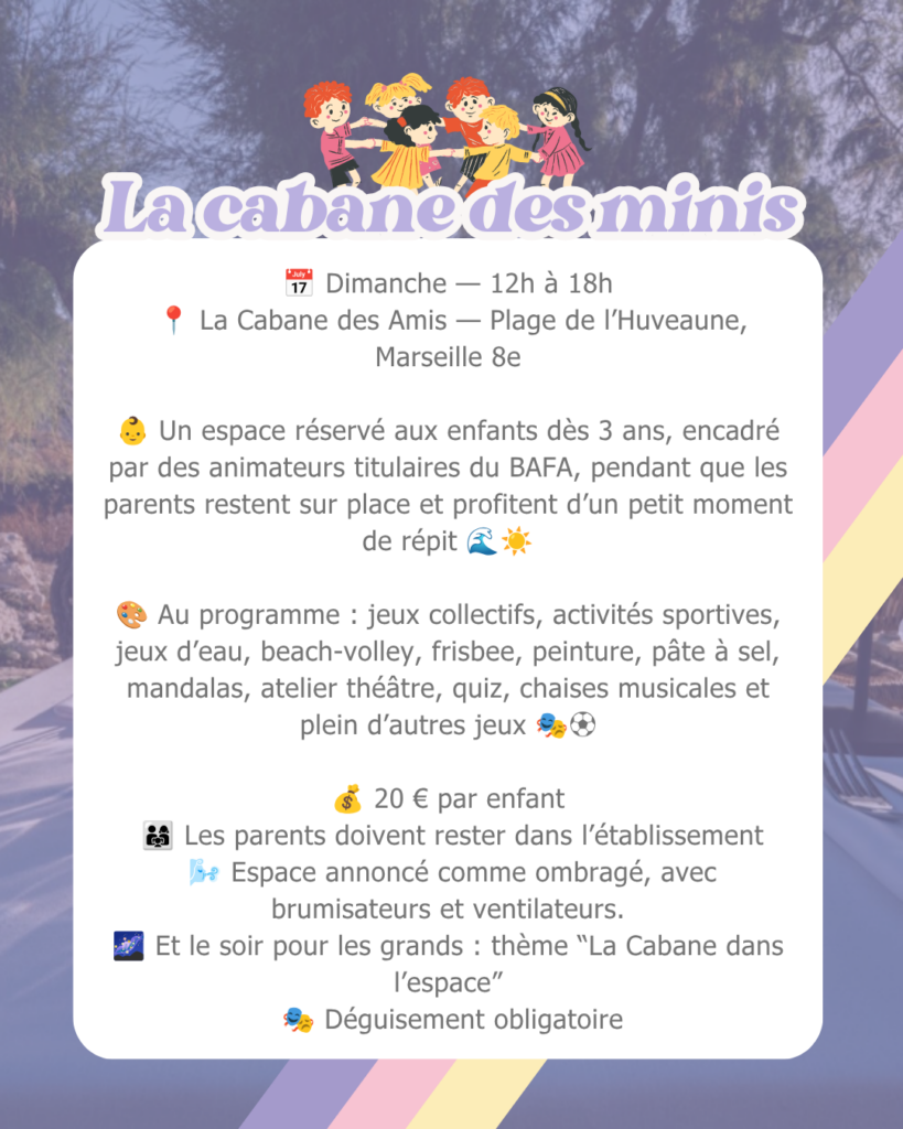 Que faire avec les enfants à Marseille ce week-end du 7 au 9 août 2026 (1)