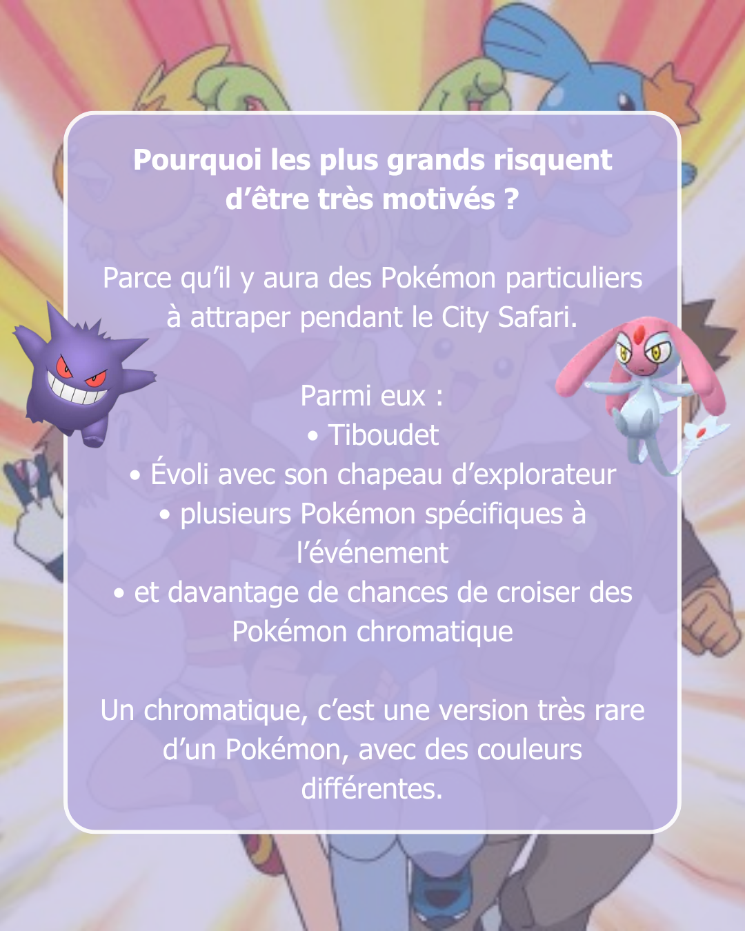 Pokémon GO City Safari Marseille 2026 : dates, Pokémon, prix et programme